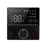 Smart Thermostat Knob Design LCD Color Display Panel Digital Thermostat for Sauna Room Underfloor Heating System Black In Australia - Darrahopens