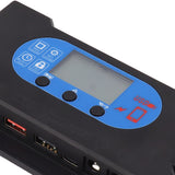 Solar Control Dual USB Type C DC Fast Charging Solar Charge Discharge Controller Solar Panel Controller 200A
