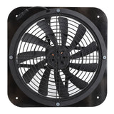 Solar Panel Fan Kit Solar Exhaust Fan 100W Solar Powered Panel with 10inch Round Fan for Greenhouse Shed Chicken Coop Black