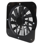 Solar Panel Fan Kit Solar Exhaust Fan 100W Solar Powered Panel with 10inch Round Fan for Greenhouse Shed Chicken Coop Black