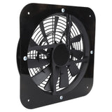 Solar Panel Fan Kit Solar Exhaust Fan 100W Solar Powered Panel with 10inch Round Fan for Greenhouse Shed Chicken Coop Black