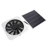 Solar Panel Fan Kit Solar Exhaust Fan 100W Solar Powered Panel with 10inch Round Fan for Greenhouse Shed Chicken Coop White In Australia - Darrahopens