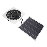 Solar Panel Fan Kit Solar Exhaust Fan 100W Solar Powered Panel with 10inch Round Fan for Greenhouse Shed Chicken Coop White In Australia - Darrahopens