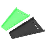 2 Packs Magnetic Wrench Organizer Hold Up to 12 Pieces Strong ABS Magnetic Wrench Rack for 6 to 24mm 1/4in to 1/16in