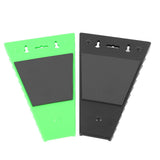 2 Packs Magnetic Wrench Organizer Hold Up to 12 Pieces Strong ABS Magnetic Wrench Rack for 6 to 24mm 1/4in to 1/16in