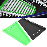 2 Packs Magnetic Wrench Organizer Hold Up to 12 Pieces Strong ABS Magnetic Wrench Rack for 6 to 24mm 1/4in to 1/16in