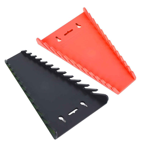 2 Packs Magnetic Wrench Organizer 12 Slots Strong ABS Space Saving Magnetic Wrench Rack for 6 to 24mm 1/4in to 1/16in In Australia - Darrahopens