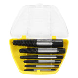 6 Pcs Damaged Screw Extractor with Yellow Storage Box Steel Stripped Bolt Remover for Home Repairs Automotive Mechanical Repairs In Australia - Darrahopens