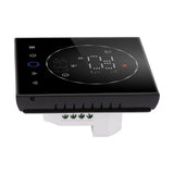 Wireless Smart Thermostat for Home Accurate Programmable Thermostat Wall Mounted Boiler Thermostat AC95‑240V Square Black