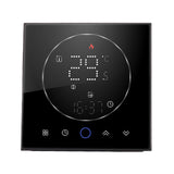 Wireless Smart Thermostat for Home Accurate Programmable Thermostat Wall Mounted Boiler Thermostat AC95‑240V Square Black