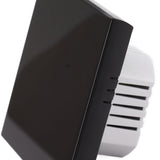 Wireless Smart Thermostat for Home Accurate Programmable Thermostat Wall Mounted Boiler Thermostat AC95‑240V Square Black