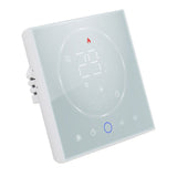 LED Smart Thermostat 7 Day Programmable Smart Wireless Home Thermostat Controller Panel for Electric Heating AC95‑240V White