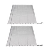 Fireplace Mesh Screen Curtain 2 Wide Panels Hanging Replacement Screens for Home Wood Burning Fireplace Black 24x20in In Australia - Darrahopens