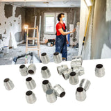 20Pcs Safety Round Axe Handle Wedges Steel Hammer Splitting Axe Wedge for Hammer Axe Sledge Handle 18mm