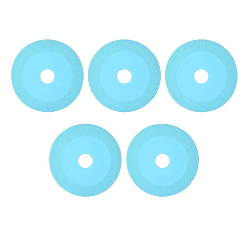 5Pcs 100mm 4 Inch Glass Cutting Disc Diamond Glass Cutting Disc Ultra Thin Saw Blade for Grinding Glass Jade Wine Bottles Tile Blue In Australia - Darrahopens