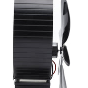 Heat Powered Stove Fan 7 Blade Moon Model Silent Operation Circulating Warm Air Highly Efficient Log Burner Fan For Wood Stove Accessories Black