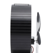 Heat Powered Stove Fan 7 Blade Moon Model Silent Operation Circulating Warm Air Highly Efficient Log Burner Fan For Wood Stove Accessories Silver
