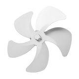 Stove Fan Blade Replacement Aluminum Alloy Enhance Warm Air Circulation Fireplace Fan 5 Blade for Stove Fan Accessories Silver