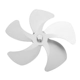 Stove Fan Blade Replacement Aluminum Alloy Enhance Warm Air Circulation Fireplace Fan 5 Blade for Stove Fan Accessories Silver