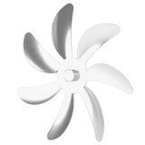 Stove Fan Aluminum Alloy Blade 7 Blades Easy Installation Universal Fireplace Fan Blade Replacement for Fireplace Fan Silver In Australia - Darrahopens