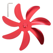 Stove Fan Aluminum Alloy Blade 7 Blades Easy Installation Universal Fireplace Fan Blade Replacement for Fireplace Fan Red In Australia - Darrahopens