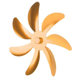 Stove Fan Aluminum Alloy Blade 7 Blades Easy Installation Universal Fireplace Fan Blade Replacement for Fireplace Fan Gold In Australia - Darrahopens