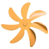 Stove Fan Aluminum Alloy Blade 7 Blades Easy Installation Universal Fireplace Fan Blade Replacement for Fireplace Fan Gold In Australia - Darrahopens
