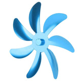 Stove Fan Aluminum Alloy Blade 7 Blades Easy Installation Universal Fireplace Fan Blade Replacement for Fireplace Fan Blue In Australia - Darrahopens