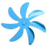 Stove Fan Aluminum Alloy Blade 7 Blades Easy Installation Universal Fireplace Fan Blade Replacement for Fireplace Fan Blue In Australia - Darrahopens