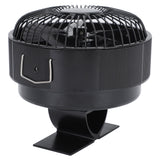 Round Fireplace Fan Heat Powered Stove Fan Aluminum Alloy Wood Burner Kerosene Stove Fan for Household Use
