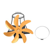 Wood Stove Fan Pipe Fireplace Fan 7 Blades Stove Fan On Chimney Silent Motors Heat Powered Wood Stove Fan Magnetic Wall Mount Gold In Australia - Darrahopens