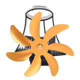 Wood Stove Fan Pipe Fireplace Fan 7 Blades Stove Fan On Chimney Silent Motors Heat Powered Wood Stove Fan Magnetic Wall Mount Gold In Australia - Darrahopens