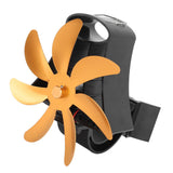 Wood Stove Fan Pipe Fireplace Fan 7 Blades Stove Fan On Chimney Silent Motors Heat Powered Wood Stove Fan Magnetic Wall Mount Gold