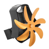 Wood Stove Fan Pipe Fireplace Fan 7 Blades Stove Fan On Chimney Silent Motors Heat Powered Wood Stove Fan Magnetic Wall Mount Gold In Australia - Darrahopens
