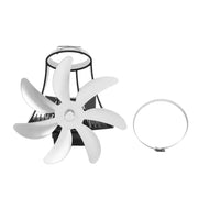 Wood Stove Fan Pipe Fireplace Fan 7 Blades Stove Fan On Chimney Silent Motors Heat Powered Wood Stove Fan Magnetic Wall Mount Silver In Australia - Darrahopens