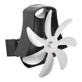 Wood Stove Fan Pipe Fireplace Fan 7 Blades Stove Fan On Chimney Silent Motors Heat Powered Wood Stove Fan Magnetic Wall Mount Silver In Australia - Darrahopens