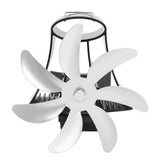 Wood Stove Fan Pipe Fireplace Fan 7 Blades Stove Fan On Chimney Silent Motors Heat Powered Wood Stove Fan Magnetic Wall Mount Silver In Australia - Darrahopens