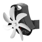 Wood Stove Fan Pipe Fireplace Fan 7 Blades Stove Fan On Chimney Silent Motors Heat Powered Wood Stove Fan Magnetic Wall Mount Silver In Australia - Darrahopens