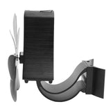 Wood Stove Fan Pipe Fireplace Fan 7 Blades Stove Fan On Chimney Silent Motors Heat Powered Wood Stove Fan Magnetic Wall Mount Silver In Australia - Darrahopens