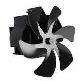 Wood Stove Fan Heat Powered 6 Blades Hanging Stove Fan Silent Flue Pipe Hanging Fireplace Fan Eco Friendly Wall Mount Black In Australia - Darrahopens