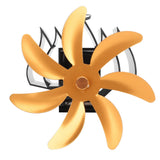 Wood Stove Fan 7 Blade Aluminum Alloy Low Noise Wall Hanging Heat Powered Stove Fan with Fixing Loop for Home Log Burning Stove Camping Gold In Australia - Darrahopens