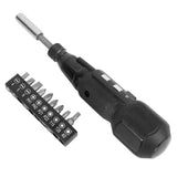 Cordless Electric Screwdriver with LED Light Alloy Steel 900mAh USB Charging Electric Manual 2 in 1 Power Screwdriver Set Black In Australia - Darrahopens
