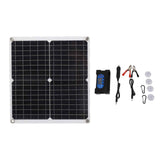 Solar Panel Charge Controller Set Monocrystalline Silicon 25W 10A Fast Charging Battery Free Drive Solar Panel Regulator for Lights Power Tools In Australia - Darrahopens