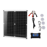 Solar Panel Charge Controller Set Monocrystalline Silicon 25W 10A Fast Charging Battery Free Drive Solar Panel Regulator for Lights Power Tools In Australia - Darrahopens