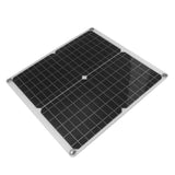 Solar Panel Charge Controller Set Monocrystalline Silicon 25W 10A Fast Charging Battery Free Drive Solar Panel Regulator for Lights Power Tools