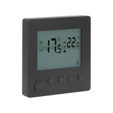 Digital Thermostat 4500W High Power Electric Floor Heating Temperature Control Thermostat for Office Mall AC 90V to 240V Black