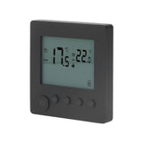 Digital Thermostat 4500W High Power Electric Floor Heating Temperature Control Thermostat for Office Mall AC 90V to 240V Black