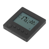 Digital Thermostat 4500W High Power Electric Floor Heating Temperature Control Thermostat for Office Mall AC 90V to 240V Black