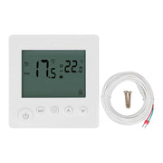 Digital Thermostat 4500W High Power Electric Floor Heating Temperature Control Thermostat for Office Mall AC 90V to 240V White In Australia - Darrahopens