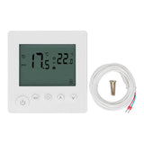 Digital Thermostat 4500W High Power Electric Floor Heating Temperature Control Thermostat for Office Mall AC 90V to 240V White In Australia - Darrahopens